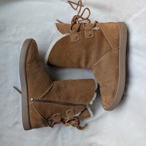 Koolaburra by UGG Lace-back Boots - Size 7